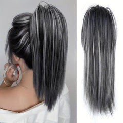 Messy Bun Hair Piece Claw Clip Hair Bun Extensions Tousled Updo Hair Buns