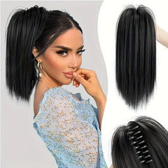Messy Bun Hair Piece Claw Clip Hair Bun Extensions Tousled Updo Hair Buns
