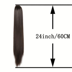 Synthetic Hair Claw Clip Ponytail Extensions for Daily Wear
