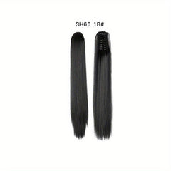 Synthetic Hair Claw Clip Ponytail Extensions for Daily Wear