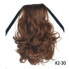 Wave Ponytail Extension Clip In Hair Extension Heat Resistant Synthetic Ponytail