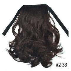 Wave Ponytail Extension Clip In Hair Extension Heat Resistant Synthetic Ponytail