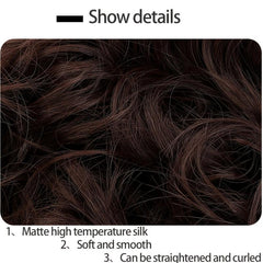 Wave Ponytail Extension Clip In Hair Extension Heat Resistant Synthetic Ponytail