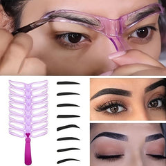8pcs Eyebrow Stencils Eyebrow Shaping Kit - 8 Styles Reusable Eyebrow Stencil