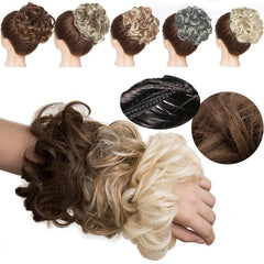 Thick Updo Messy Bun Hair Piece Hair Extensions Ponytail Scrunchies
