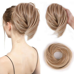Synthetic Messy Bun Hair Extension Updo Hairpiece