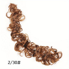 Synthetic Curly Hair Bun with Elastic Band and Drawstring