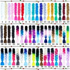 Ombre Long Synthetic Jumbo Braiding Hair Extension