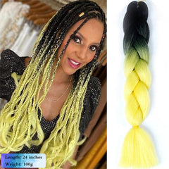 Ombre Long Synthetic Jumbo Braiding Hair Extension