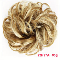 Messy Bun Hair Piece Synthetic Wavy Curly Chignon Ponytail Hair Extensions