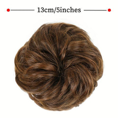 Messy Bun Hair Piece Synthetic Wavy Curly Chignon Ponytail Hair Extensions