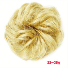 Messy Bun Hair Piece Synthetic Wavy Curly Chignon Ponytail Hair Extensions