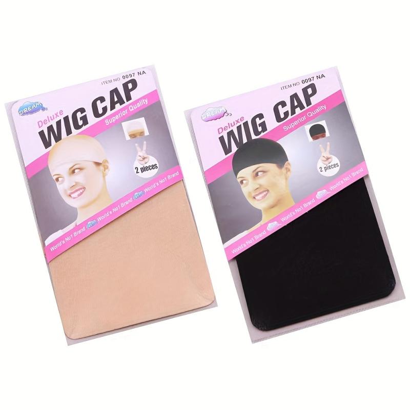 12pcs Nude Stretchy Nylon Wig Caps for Women