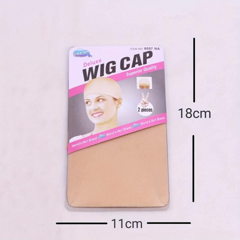 12pcs Nude Stretchy Nylon Wig Caps for Women
