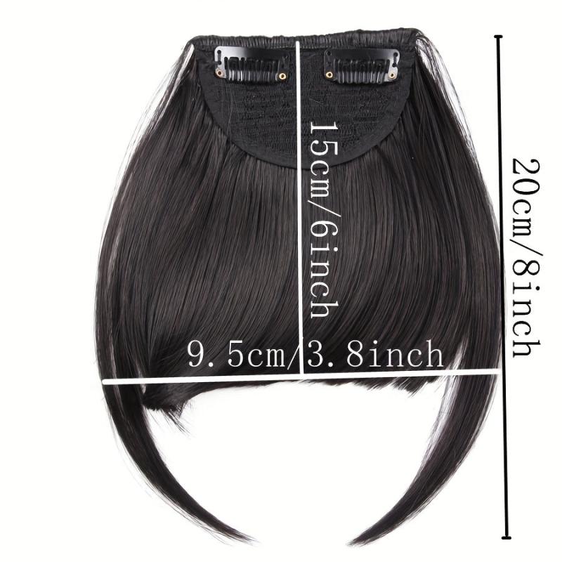 Synthetic Bangs Hair Clip In Extensions Natural Fringe Bangs Clip In Front