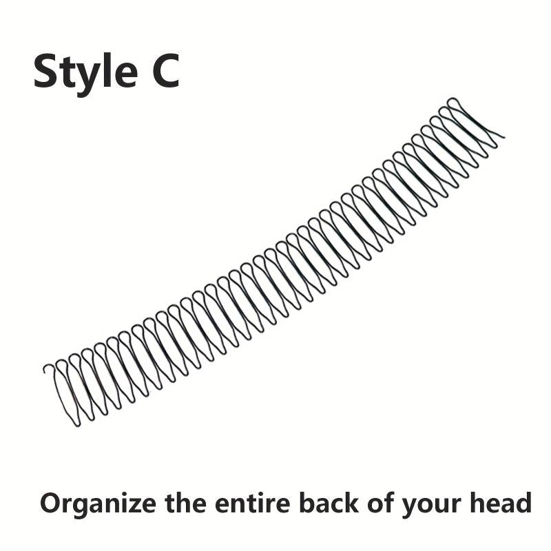Wavy Comb Clips & Bobby Pins for Women & Girls Hair, Styling Tool for Mini Bangs