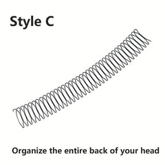 Wavy Comb Clips & Bobby Pins for Women & Girls Hair, Styling Tool for Mini Bangs