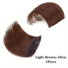 Short Straight Hair Pieces Synthetic Clip In Hair Extensions Natural Daily Use