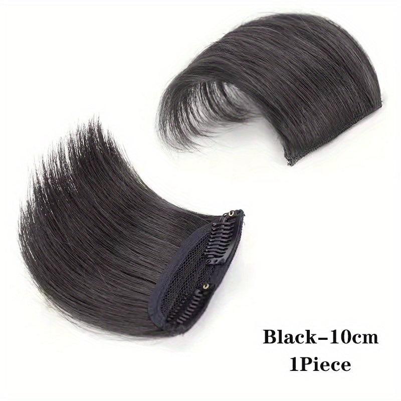Short Straight Hair Pieces Synthetic Clip In Hair Extensions Natural Daily Use