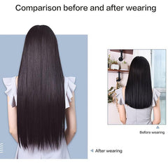 Extra Long Straight Hair Extensions Blonde Brown High Temperature Fiber