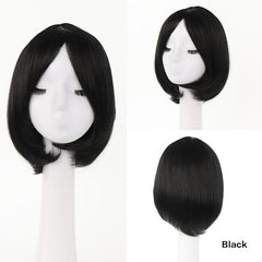 Short Bob Straight Halloween Wig Cosplay Prom Anime Fans Pink Red Purple Blonde