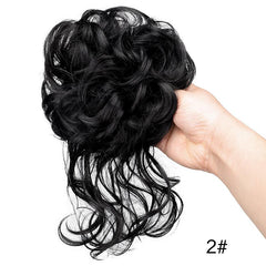 Synthetic Wavy Bun Extensions Messy Bun Hairpiece