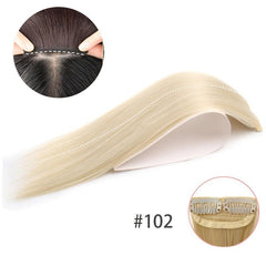 Synthetic Invisible Seamless Hair Pads Clip In One Piece Hair Extension