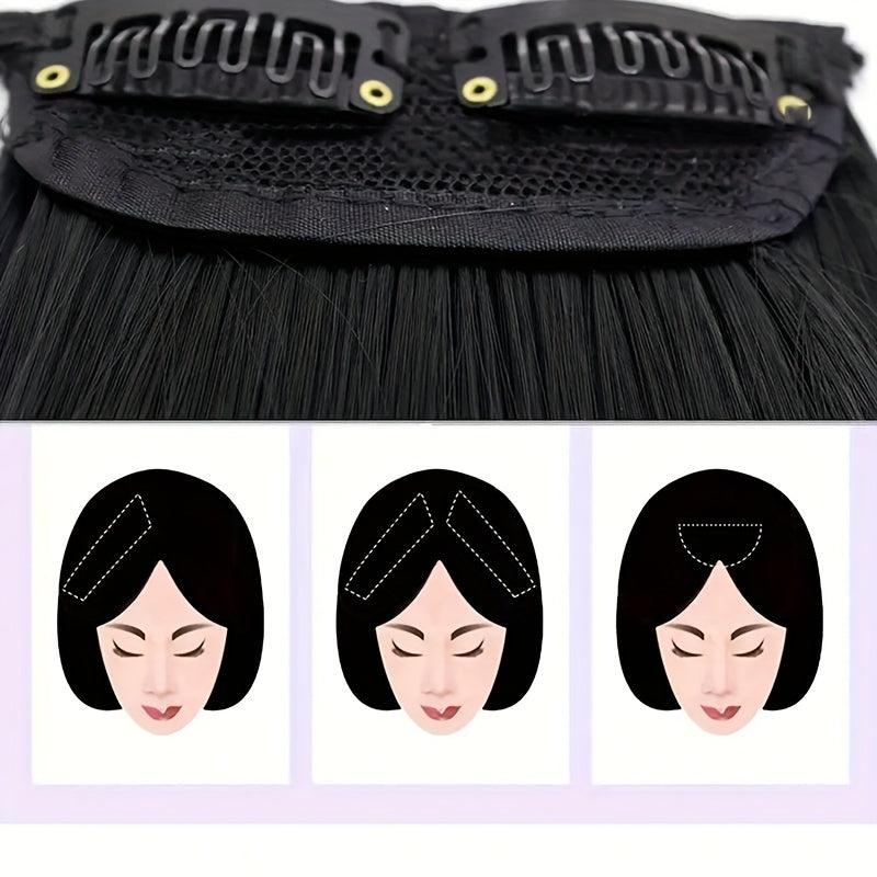 Synthetic Hair Pads Extensions Invisible Seamless Clip In Hair