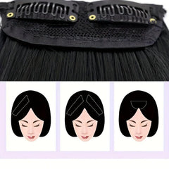 Synthetic Hair Pads Extensions Invisible Seamless Clip In Hair