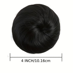 Donut Hair Bun with Drawstring High-Temp Fiber Chignon Hair Accessory