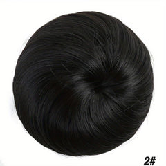 Donut Hair Bun with Drawstring High-Temp Fiber Chignon Hair Accessory