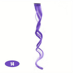 Colorful Curly Hair Extensions Clip In For Women And Kids Colors