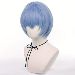 12Inc Short Light Straight Bob Wig With Bangs for Cosplay & Halloween