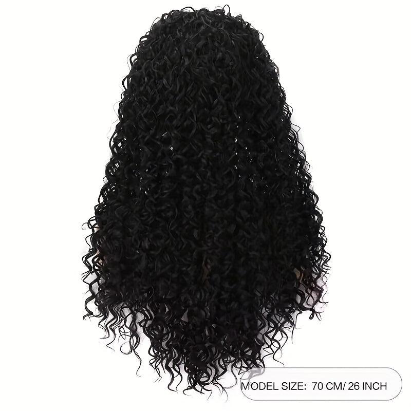 Curly Wave Headband Wig for Women Wet and Wavy Synthetic Hair