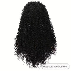 Curly Wave Headband Wig for Women Wet and Wavy Synthetic Hair
