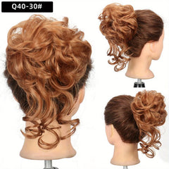 Messy Hair Bun Curly Wavy Large Hair Bun Scrunchies Extensions