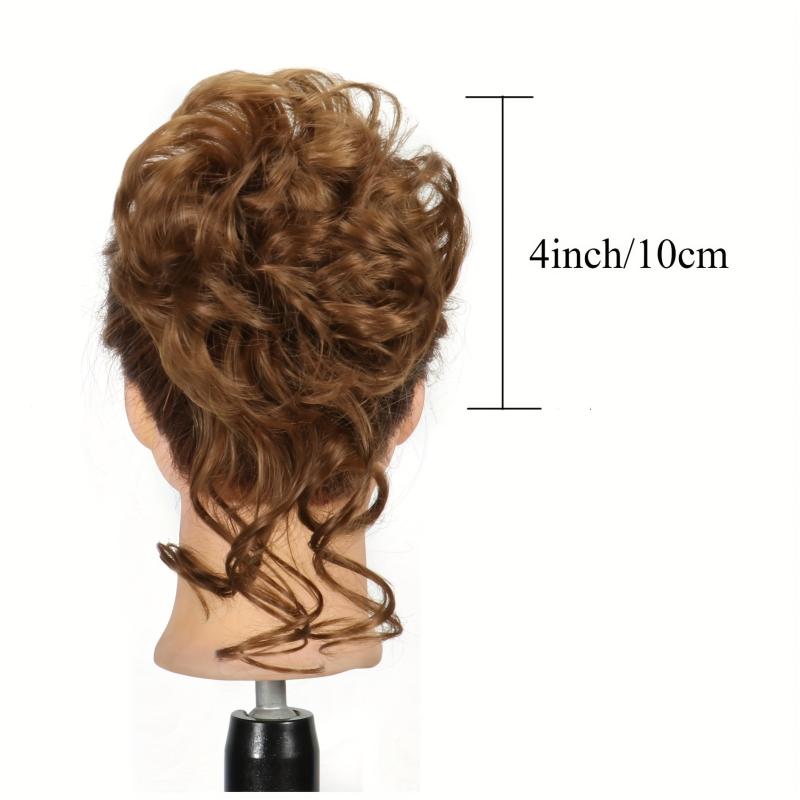 Messy Hair Bun Curly Wavy Large Hair Bun Scrunchies Extensions