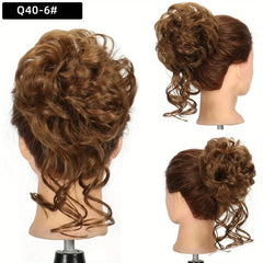 Messy Hair Bun Curly Wavy Large Hair Bun Scrunchies Extensions