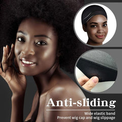 2pcs Nude Wig Cap for Lace Front Wigs Stretchy Stocking Cap