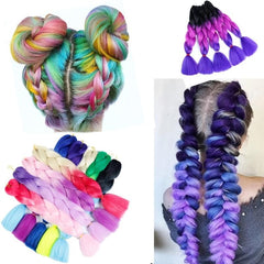 100g Ombre Synthetic Heat Resistant Hair Extension Twist Jumbo Braiding