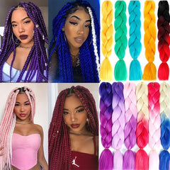 100g Ombre Synthetic Heat Resistant Hair Extension Twist Jumbo Braiding