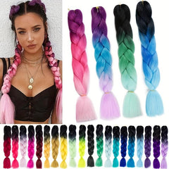 100g Ombre Synthetic Heat Resistant Hair Extension Twist Jumbo Braiding