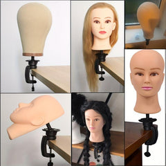 Adjustable Mannequin Holder Wigs Stand Hair Training Model Hairdressers Salon