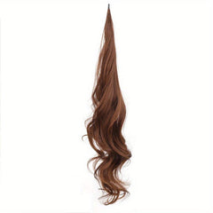 28 Cm Wrap Around Ponytail Hair Extensions Long Wavy Curly Synthetic Hairpieces