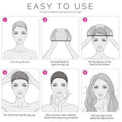 10-Piece Stretch Mesh Wig Cap Hair Net for Weave Hairnets & Wigs