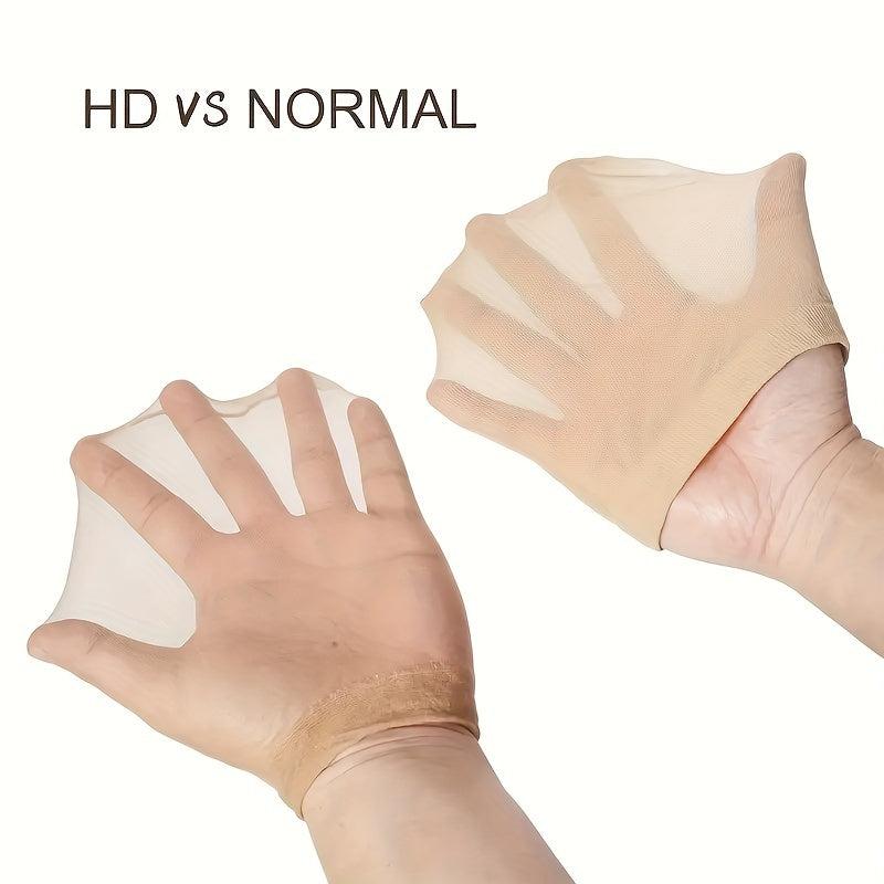 10 Pcs Invisible HD Wig Cap for Lace Front Wig High Elastic Transparent Skinlike