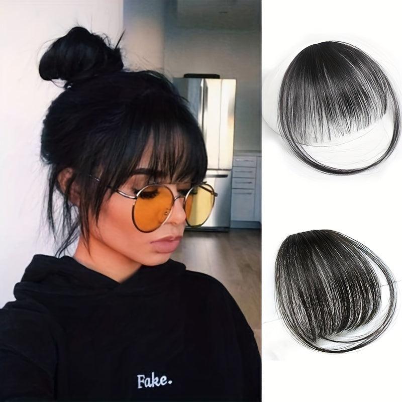 Clip In Bangs Human Hair Bangs Clip On Wispy Bangs Hairpieces