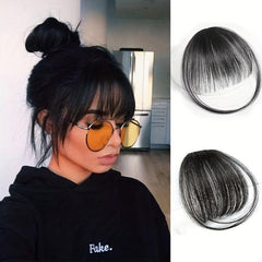 Clip In Bangs Human Hair Bangs Clip On Wispy Bangs Hairpieces