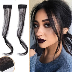 2pcs Long Straight Hair Extensions for Women Girls