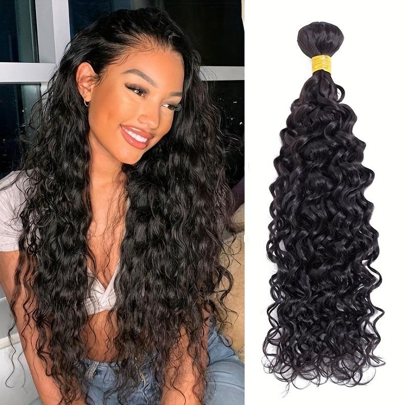 Water Wave 1 Bundle 100 Human Hair Extensions For Women Brazilian Hair Bundle